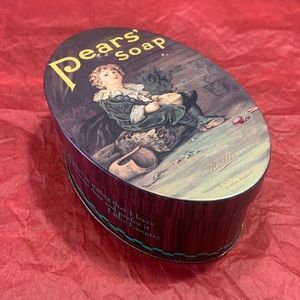 Vintage pears’ oval tin